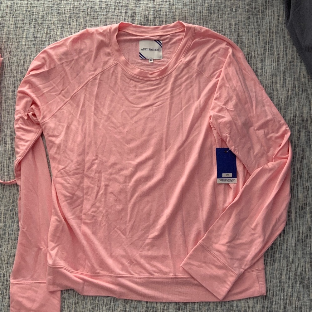 NWT Addison Bay Lovie Raglan Sleeve Sweatshirt XL